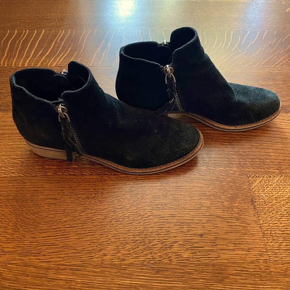 Dolce Vita black suede booties